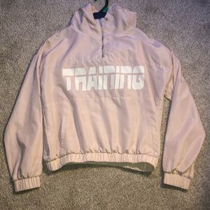 Pull over long sleep windbreaker
